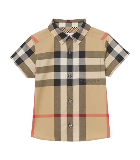 boys burberry shirt sale|newborn baby boy burberry clothes.